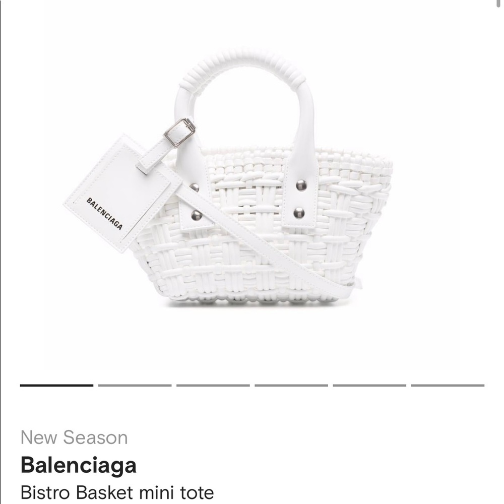Balenciaga Bistro Mini Tote Basket